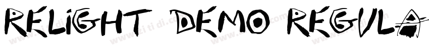 Relight Demo Regula字体转换